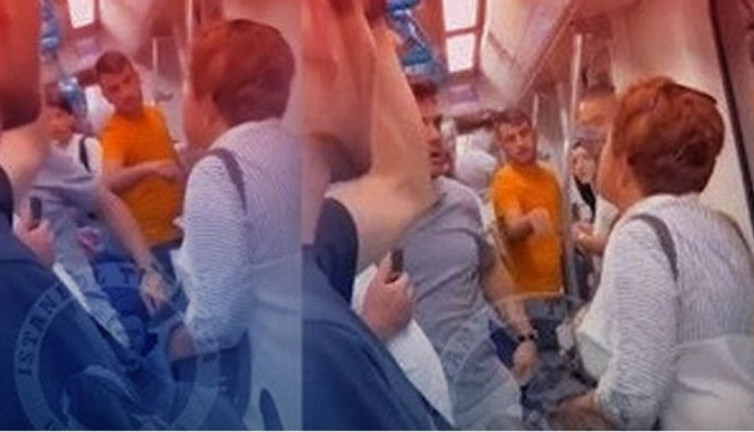 Marmaray'da başörtülü kadına çirkin saldırıda flaş gelişme