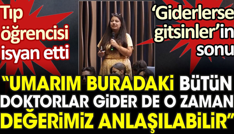 Tıp öğrencisi Oğuzhan Uğur’un programında isyan etti: Umarım bütün doktorlar gider