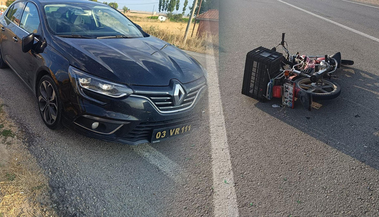 Belediye başkanı makam aracıyla motosikletliye çarptı