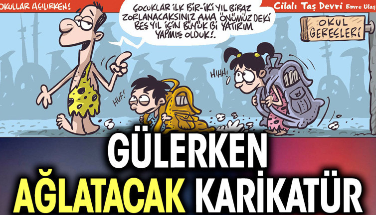 Gülerken ağlatacak karikatür. Emre Ulaş çizdi