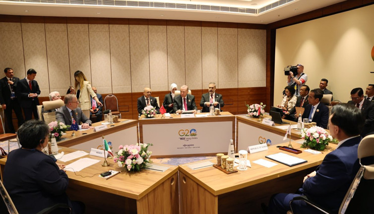 Erdoğan, MIKTA liderleriyle bir araya geldi