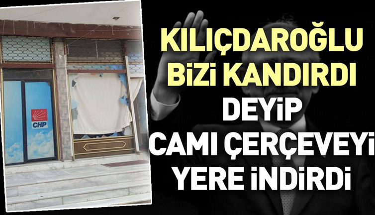 Kılıçdaroğlu bizi kandırdı deyip camı çerçeveyi yere indirdi