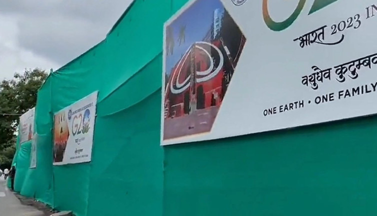 Hindistan’dan gecekondu mahallelerine yeşil perde. G20 Liderler Zirvesi’ne ev sahipliği yapmıştı