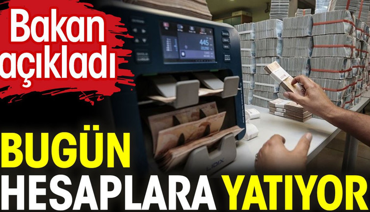 Bakan açıkladı. Bugün hesaplara yatıyor (12 Eylül 2023)