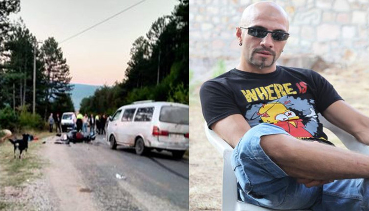 Motosiklet minibüsle kafa kafaya çarpıştı: Sürücü öldü