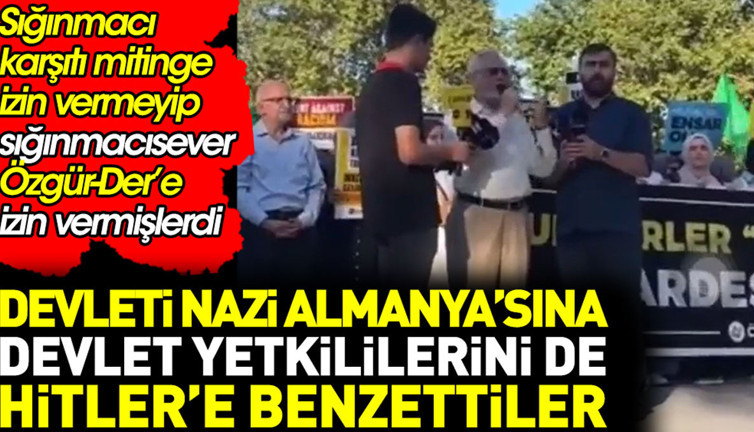 Devleti Nazi Almanya’sına devlet yetkililerini de Hitler’e benzettiler