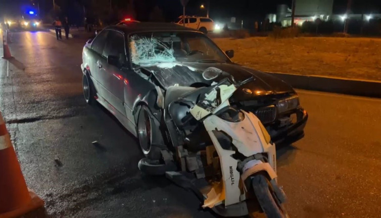 Burdur’da elektrikli bisiklet arabaya ok gibi saplandı: 1 ölü