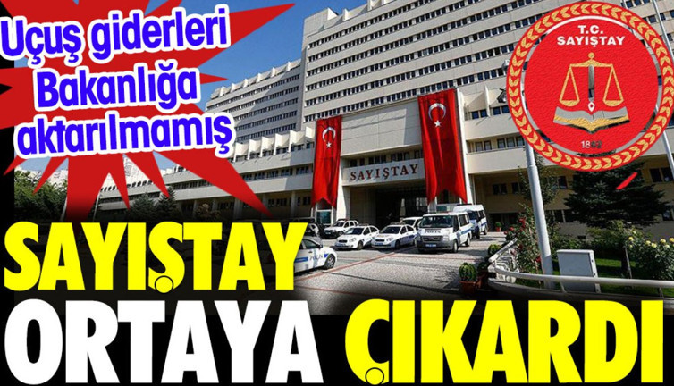 Uçuş giderleri bakanlığa aktarılmamış. Sayıştay ortaya çıkardı.