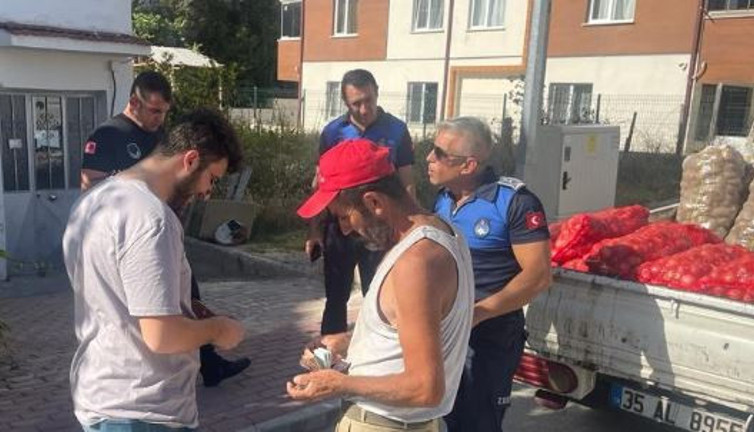 Zabıta çuvalı kuş gibi havaya kaldırdı. Gerçek kantarda ortaya çıktı