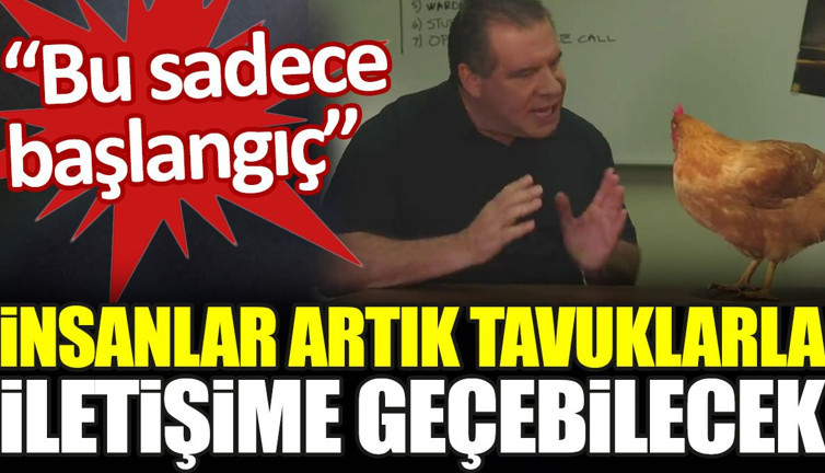 İnsanlar artık tavuklarla iletişime geçebilecek: Bu sadece başlangıç