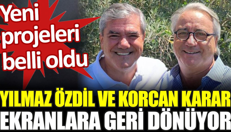 Yılmaz Özdil ve Korcan Karar ekranlara geri dönüyor. Projeleri belli oldu