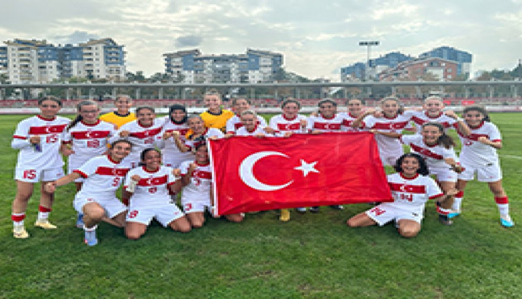 U15 Kız Milli Takımı, Kuzey Makedonya'yı 5-0 yendi