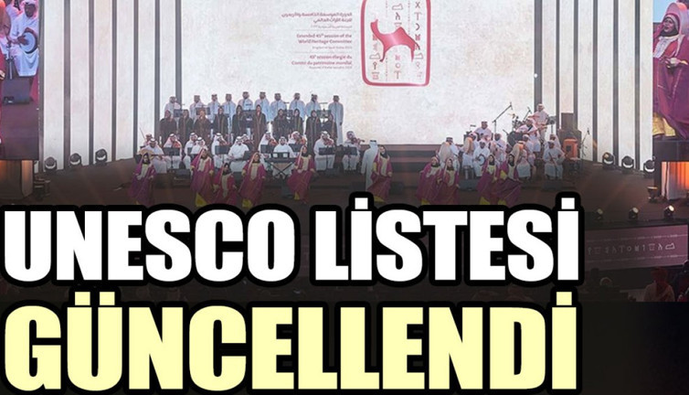 UNESCO listesi güncellendi