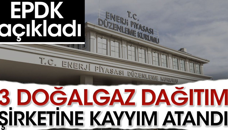 Üç doğalgaz dağıtım şirketine kayyım atandı