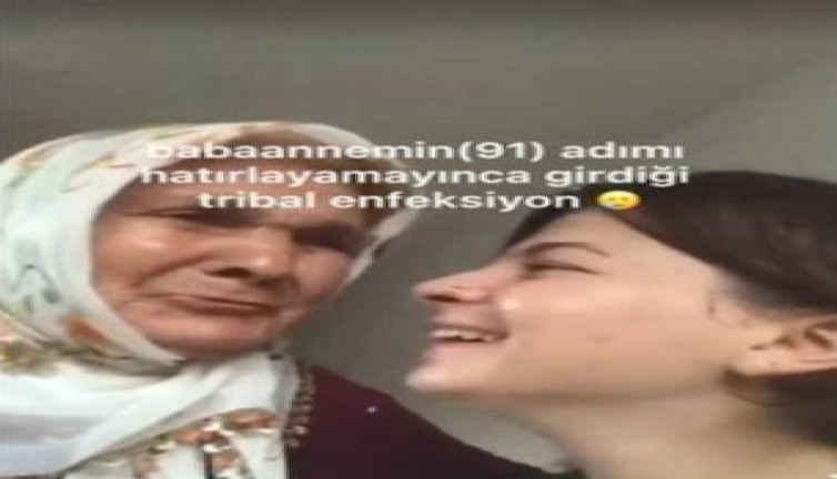 91 yaşında Alzheimer hastası Babaanne torunun ismini hatırlamayınca gözyaşlarına boğuldu