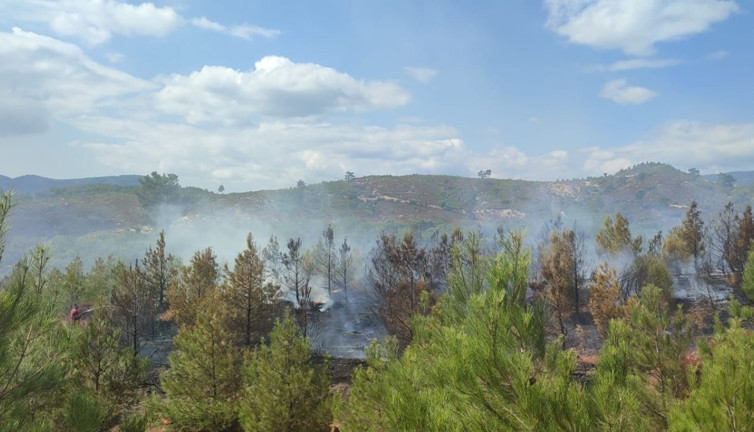 Kazdağları'nda orman yangını (29 Eylül 2023)