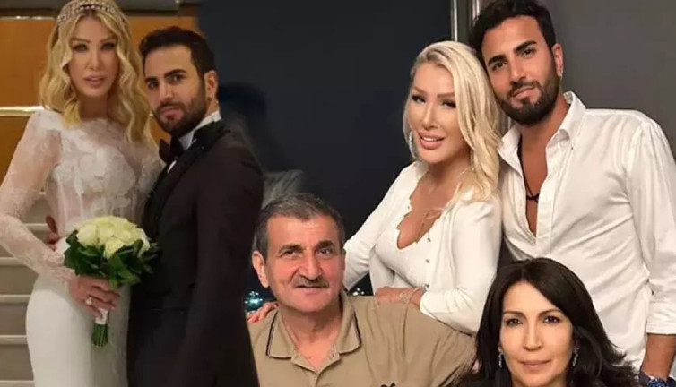 Seda Sayan kaynanası ve kayınpederinin elini öpmeye gitti