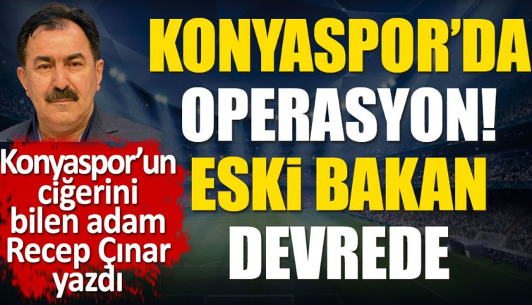 Konyaspor'da operasyon! Murat Kurum ve Büyükşehir Belediye Başkanı devrede