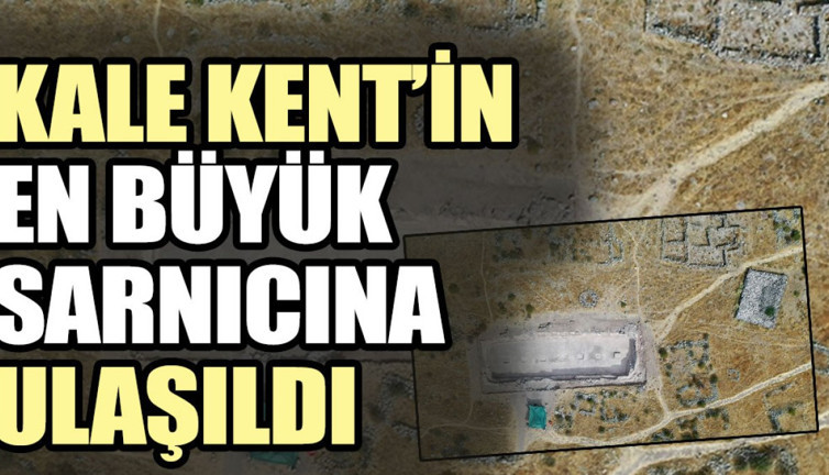 Kale Kent’in en büyük sarnıcına ulaşıldı