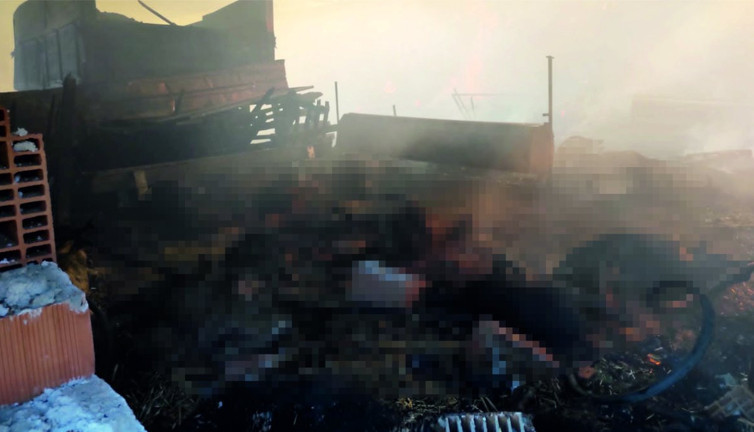 Tadilat yapılan ağılda yangın çıktı: 91 küçükbaştan 44’ü telef oldu