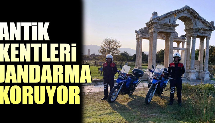 Antik Kentleri Jandarma koruyor