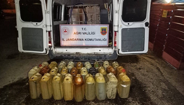 Ağrı’da ele geçirildi. Tam 504 litre...