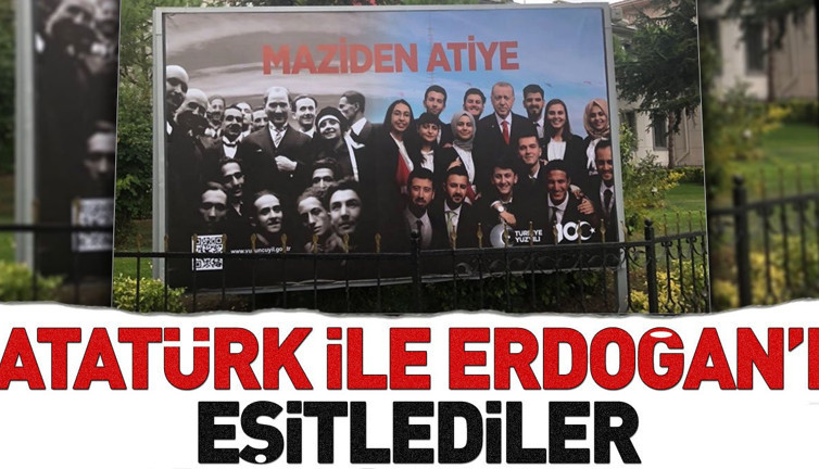 Atatürk ile Erdoğan'ı eşitlediler