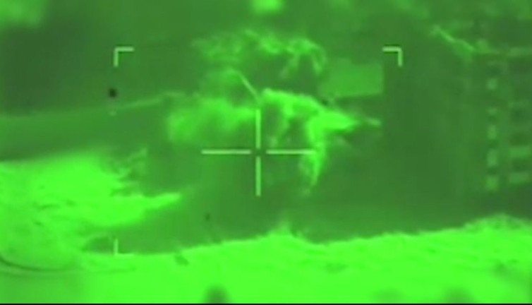 HAMAS’ın karakolu böyle vuruldu! İşte o anlar…