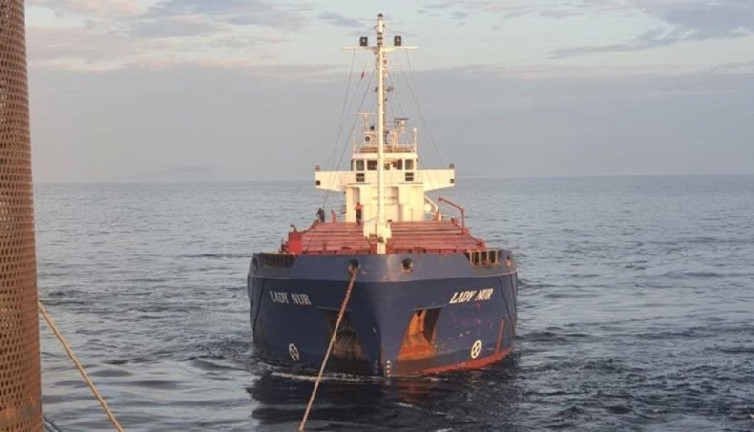 İtalya’ya giden kargo gemisi İstanbul Boğazı’nda arızalandı