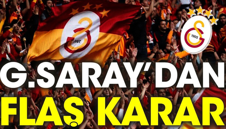 Galatasaray'dan flaş karar (02 Kasım 2023)