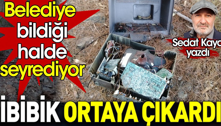 İbibik ortaya çıkardı. Belediye bildiği halde susuyor