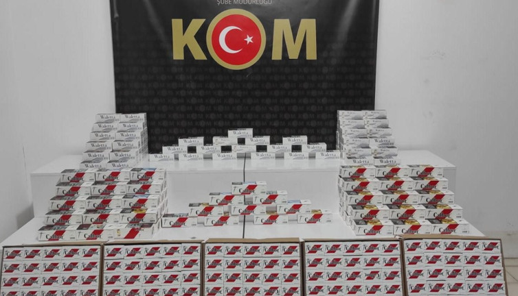 Samsun'da 90 bin sahte bandrollü boş makaron ele geçirildi