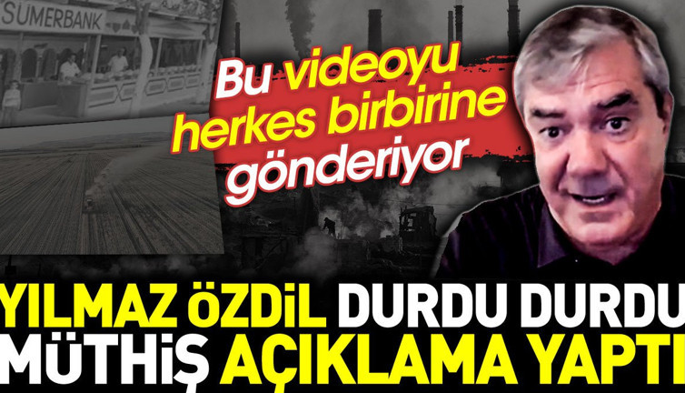 YIlmaz Özdil durdu durdu müthiş açıklama yaptı. Bu videoyu herkes birbirine gönderiyor