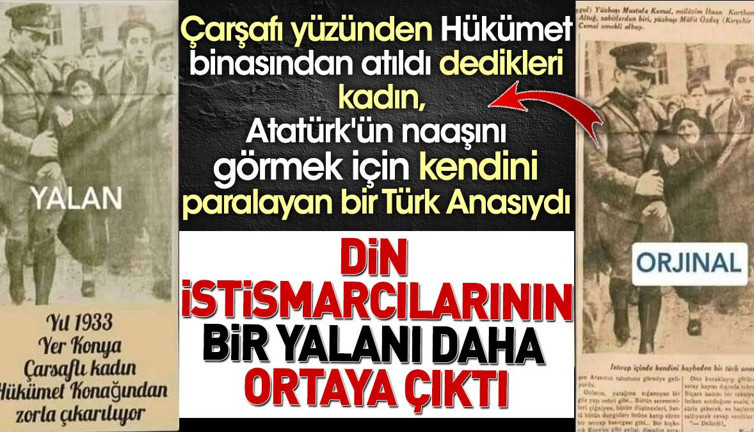 Din istismarcılarının bir yalanı daha ortaya çıktı