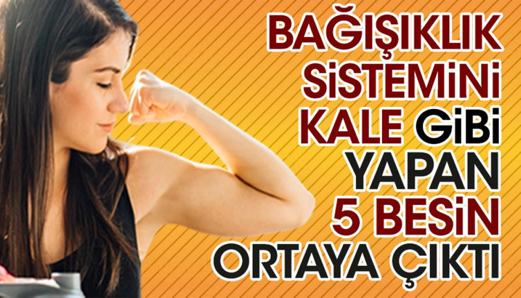 Bağışıklık sistemini kale gibi yapan 5 besin ortaya çıktı