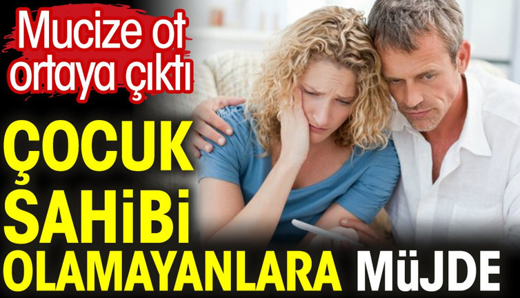 Çocuk sahibi olamayanlara müjde. Mucize ot ortaya çıktı