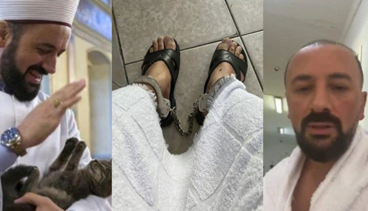 Mekke'de 'Filistin' ve 'Gazze' kelimelerini kullanan Türk imam ayağından kelepçelendi