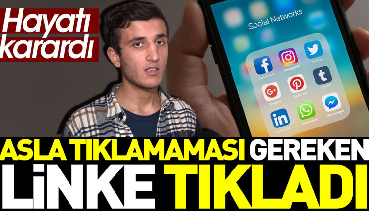 Asla tıklamaması gereken linke tıkladı. Hayatı karardı