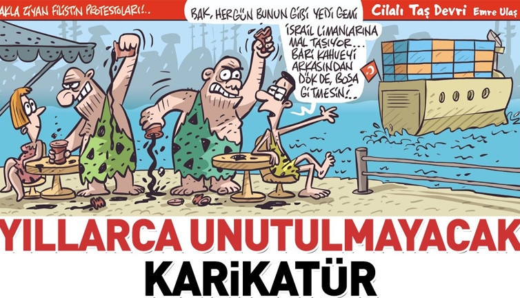 Yıllarca unutulmayacak karikatür. Emre Ulaş çizdi