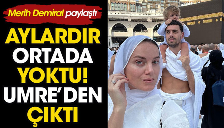 Merih Demiral İsviçreli eşiyle Umre'de ortaya çıktı. Aylardır gözükmüyordu