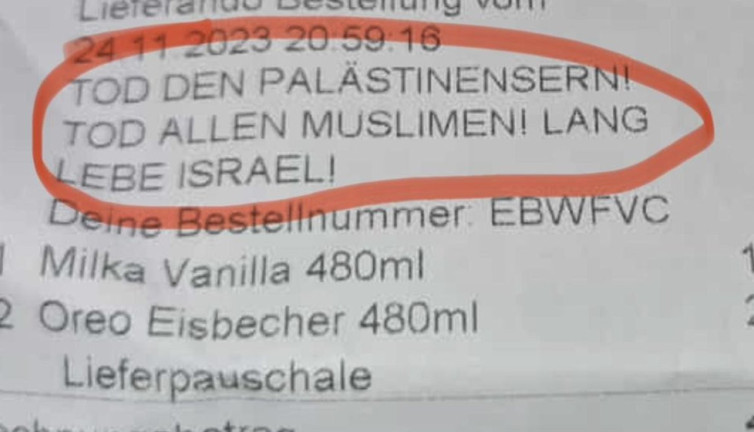 Türk pizzacıya ırkçı mesaj! Gelen siparişteki not şoke etti