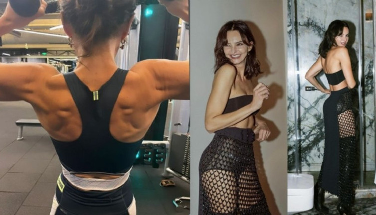 50 yaşındaki Hande Ataizi’nin sırt kasları olay oldu