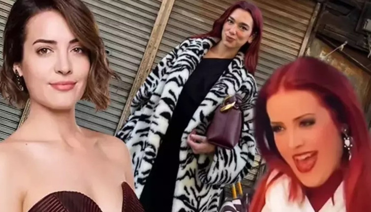 İrem Sak'tan Dua Lipa'ya gönderme
