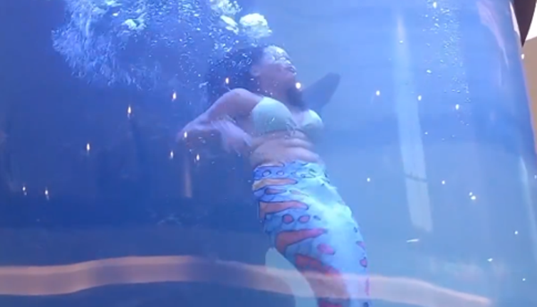 Denizkızı boğuluyordu. Ölümden döndü