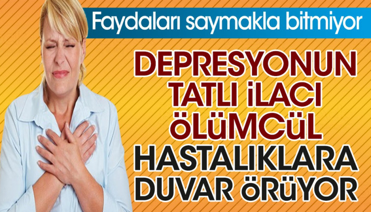 Depresyonun tatlı ilacı ölümcül hastalıklara duvar örüyor. Faydaları saymakla bitmiyor