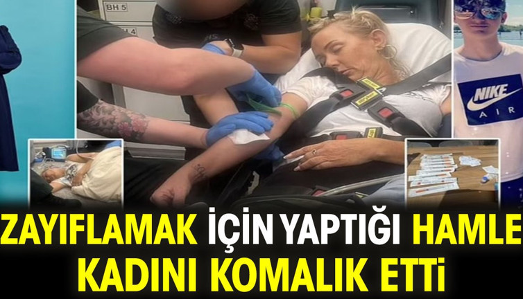 Zayıflamak için yaptığı hamle kadını komalık etti