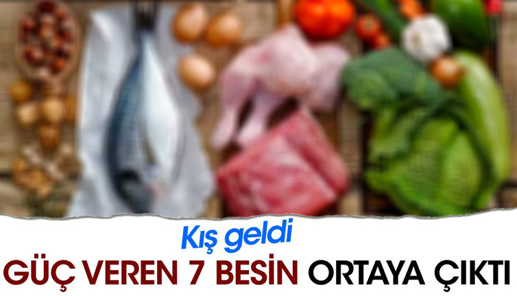 Kış geldi. Güç veren 7 besin ortaya çıktı