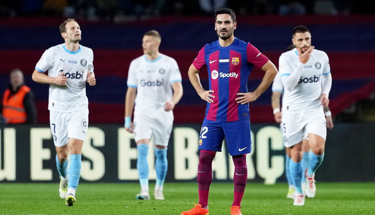 Barcelona'ya Girona şoku. İlkay Gündoğan da kurtaramadı