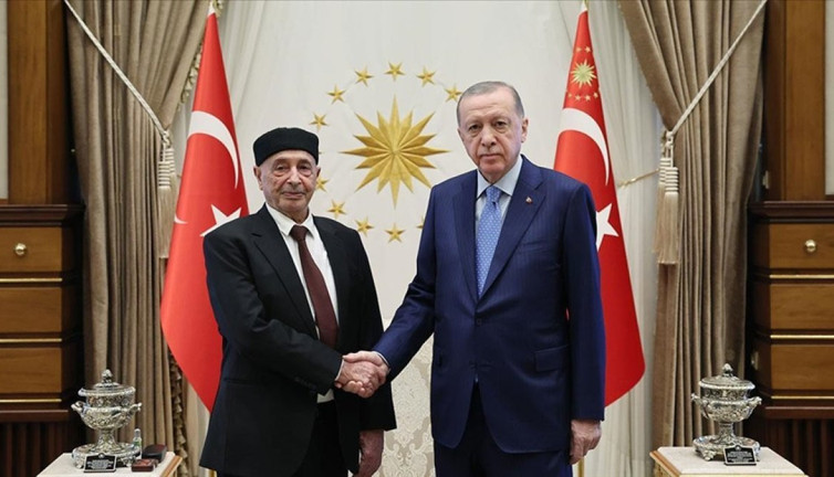 Erdoğan, Libya Temsilciler Meclisi Başkanı Salih'i kabul etti