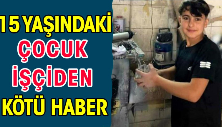 15 yaşındaki çocuk işçiden kötü haber geldi. Sobaya dökülen tiner parladı ağır yaralandı